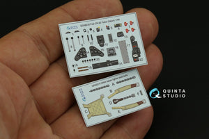 Quinta Studio QD48230 Fiat CR.42 3D-Printed &amp;amp; coloured Interior on decal paper (Italeri) 1/48 – zdjęcie 6