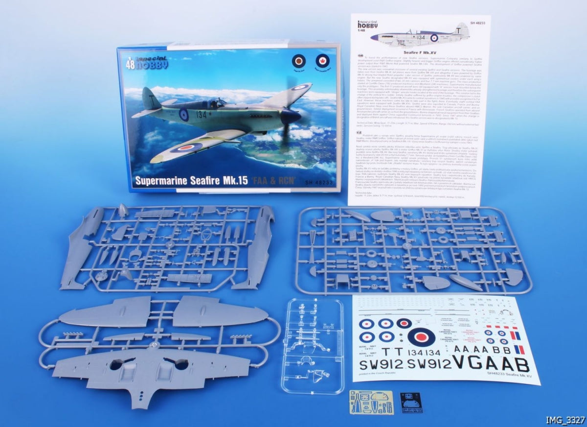 Special Hobby 48233 Supermarine Seafire Mk.15 &amp;#39;FAA &amp;amp; RCN&amp;#39; 1/48 – zdjęcie 3