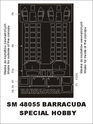 Montex SM48055 Fairey Barracuda SPECIAL HOBBY
