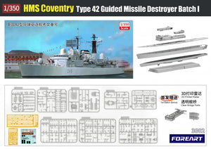 ForeArt 3002 HMS Coventry Type 42 Guided Missile Destroyer Batch I 1/350 – image 2