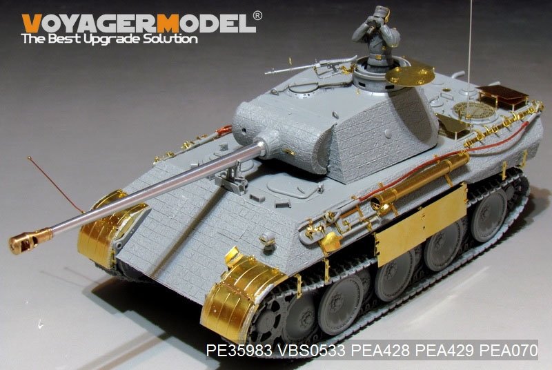 Voyager Model PE35983 WWII German Panther D Tank Late version Basic For TAKOM 2104 1/35 – zdjęcie 10