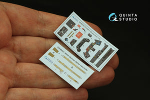Quinta Studio QD48376 Ta 152H 3D-Printed &amp;amp; coloured Interior on decal paper (Zoukei Mura) 1/48 – immagine 5