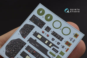 Quinta Studio QD32102 T-6G 3D-Printed coloured Interior on decal paper (Kitty Hawk) 1/32 – zdjęcie 5