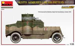 MiniArt 39016 AUSTIN ARMOURED CAR 1918 PATTERN. IRELAND 1919-21. BRITISH SERVICE. INTERIOR KIT 1/35 – zdjęcie 2