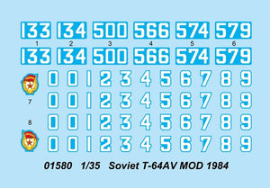 Trumpeter 01580 Soviet T-64AV MOD 1984 1/35 – immagine 10