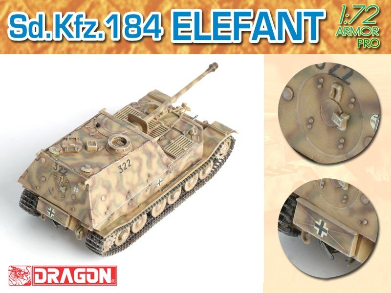 Dragon 7253 Sd.Kfz.184 Éléphant (1/72) – image 4