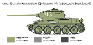 Italeri 6585 T-34/85 Korean War 1/35 – zdjęcie 3