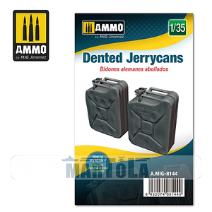 Ammo of Mig 8144 Dented Jerrycans 1/35