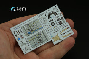 Quinta Studio QD48391 Macchi C.205 Veltro 3D-Printed &amp;amp; colored Interior on decal paper (Hasegawa/Italeri) 1/48 – image 3