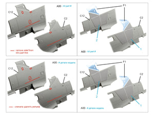 Quinta Studio QP35010 FW 190A-8/R-8 Armor plates (Border Model) 1/35 – zdjęcie 8
