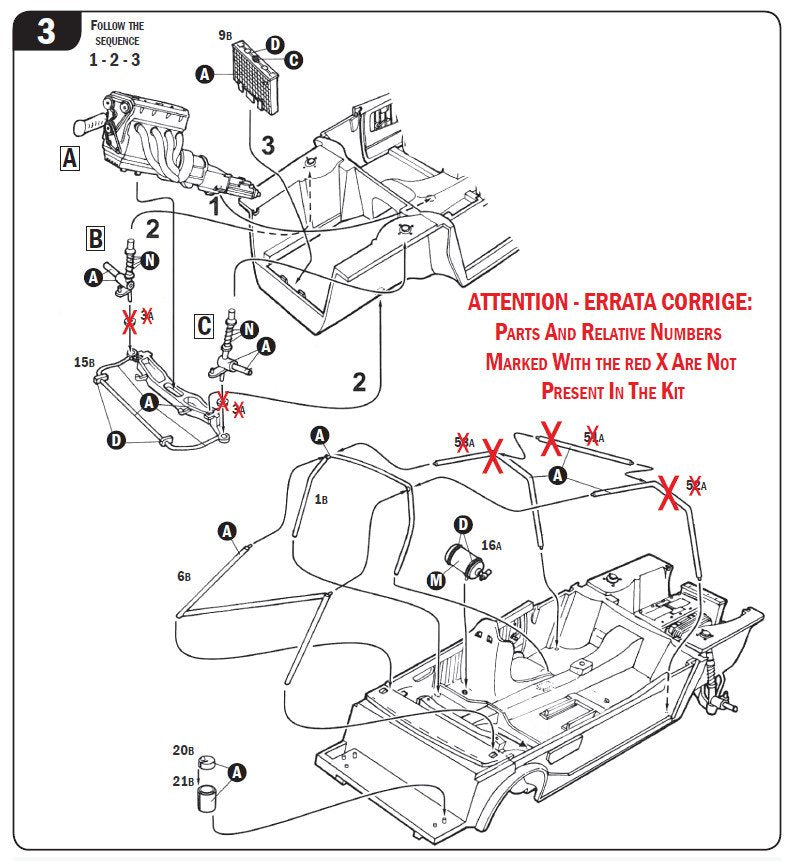 Italeri 3664 Ford Escort Zakspeed Gr.2 1/24 – zdjęcie 7