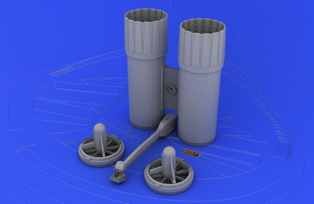 Eduard 632010 F-4 exhaust nozzles USAF late 1/32 Tamiya – image 2