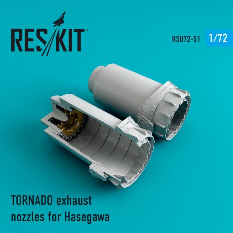 Buses d'échappement RESKIT RSU72-0051 Tornado pour Hasegawa 1/72