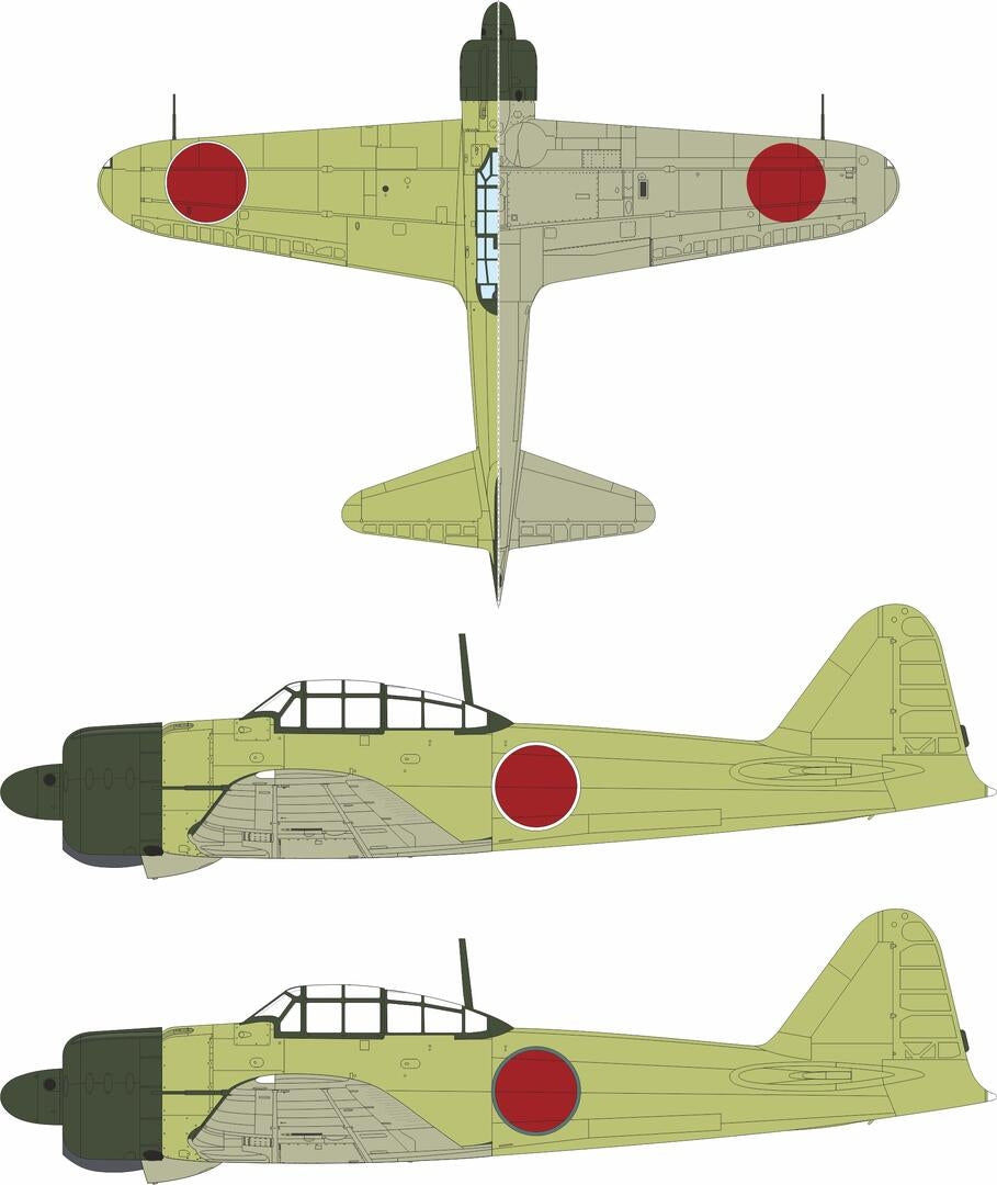 Eduard JX337 A6M5 Zero national marking TAMIYA 1/32