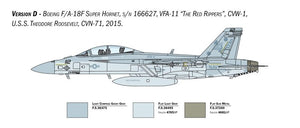 Italeri 2823 F/A-18F U.S. Navy Special Colors 1/48 – zdjęcie 8