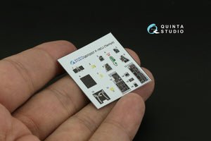 Quinta Studio QD72057 F-16CJ 3D-Printed &amp;amp; coloured Interior on decal paper (Tamiya) 1/72 – zdjęcie 3