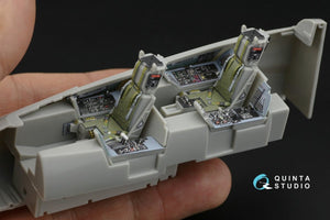 Quinta Studio QD48180 F-14D 3D-Printed &amp;amp; coloured Interior on decal paper (Hasegawa) 1/48 – zdjęcie 2