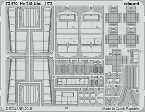 Eduard 73670 He 219 Uhu 1/72 DRAGON – image 2