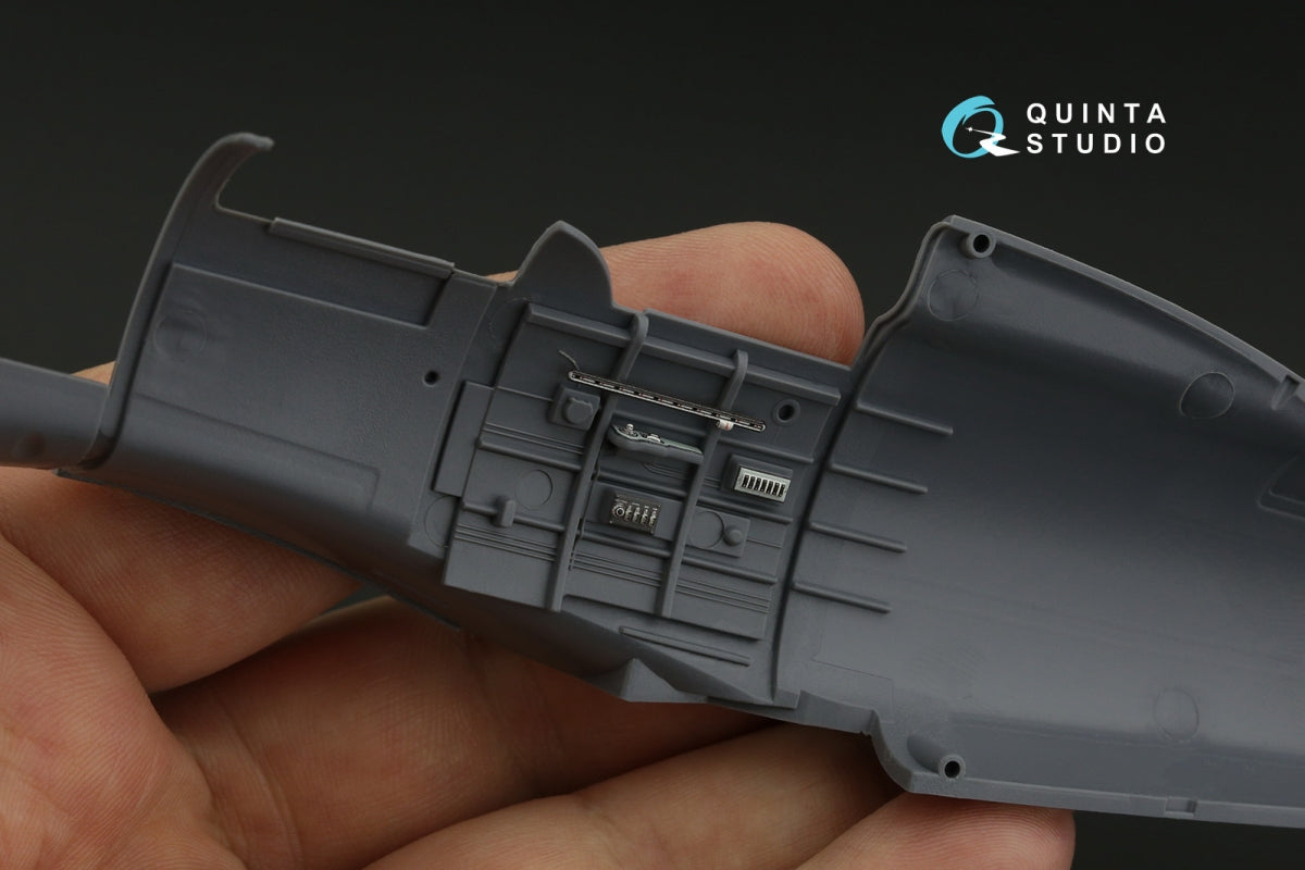 Quinta Studio QD32201 Macchi MC.202 Folgore Early 3D-Printed &amp;amp; colored Interior on decal paper (Italeri) 1/32 – image 6