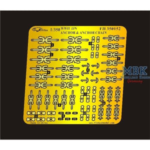 Flyhawk FH350152 WWII IJN Anchor &amp;amp; Anchor Chain 1/350