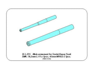 Aber 35L-275 Main armament for the Soviet SMK 1/35 tank – image 4