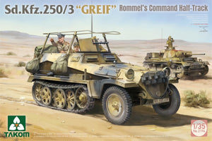 Takom 2194W Sd.Kfz 250/1 + Sd.Kfz 250/3 Greif Rommel Command Half-Track + 1/16 Erwin Rommel 1/35 – zdjęcie 2