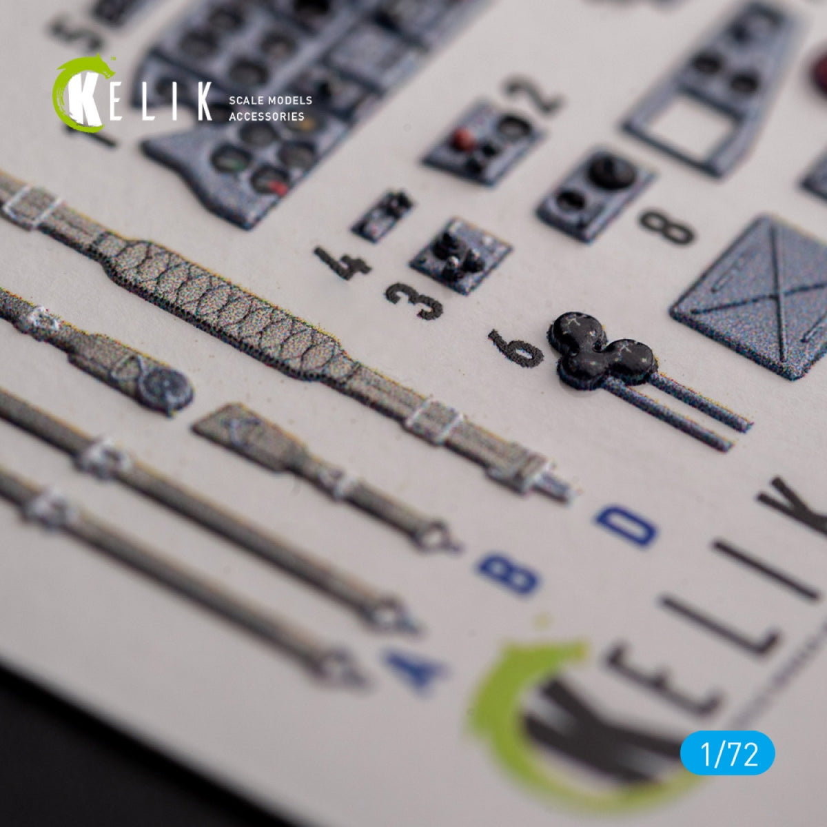 KELIK K72138 Il-2 Shturmovik - interior 3D decals for Tamiya kit 1/72 – image 4
