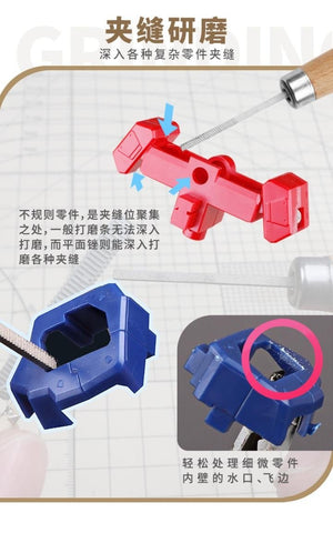U-Star UA-90681 Model Detail Files Set (400#, 600#) / Zestaw pilników – immagine 4