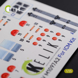KELIK K35028 HMMWV M1097 3D Decal for ICM kit 1/35 – zdjęcie 6