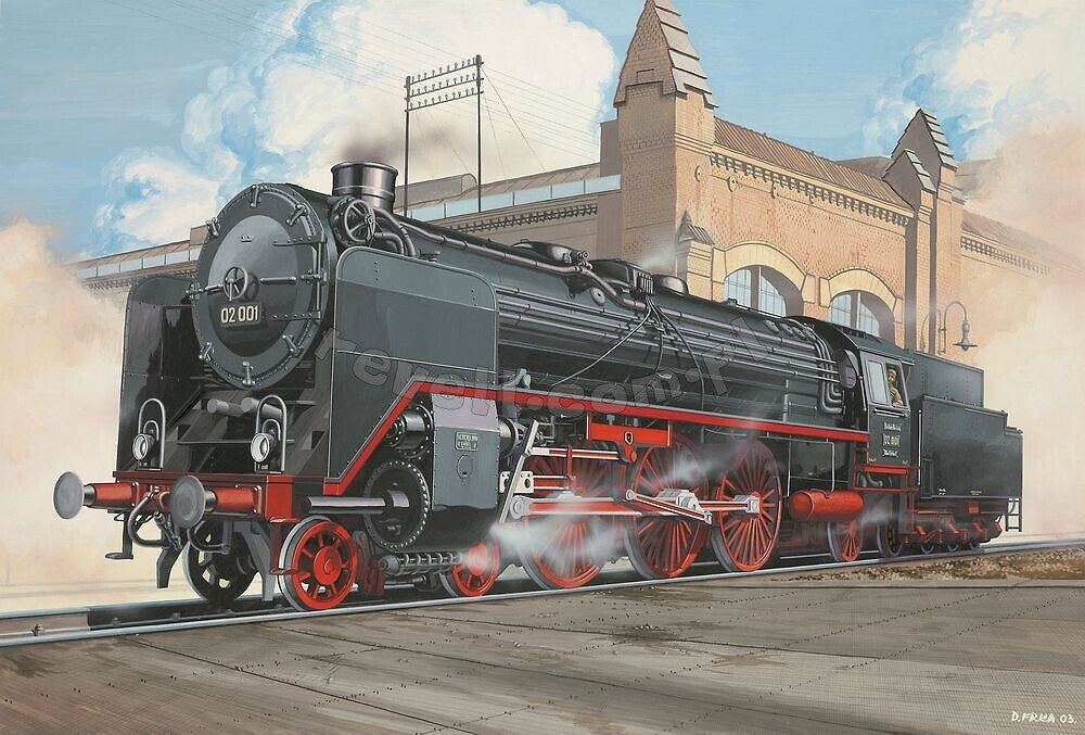Revell 62171 Express locomotive BR 02 - Tender 2&amp;#39;2&amp;#39;T30 Model Set ( H0 ) 1/87 – zdjęcie 2