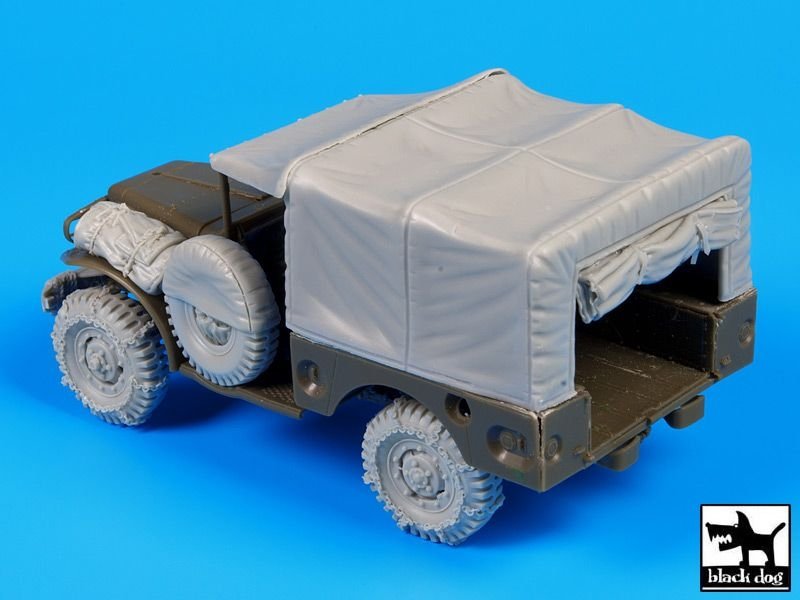 Black Dog T35102 US Dodge accessories set 1/35 – zdjęcie 3
