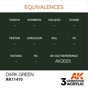 AK Interactive AK11410 Dark Green 17ml – image 3
