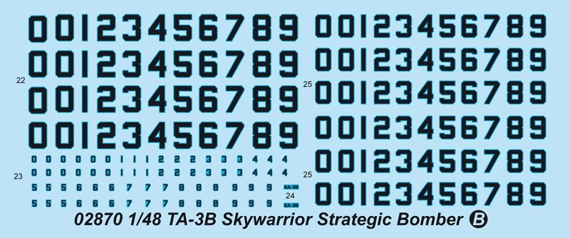 Trumpeter 02870 TA-3B Skywarrior Strategic Bomber 1/48 – zdjęcie 13