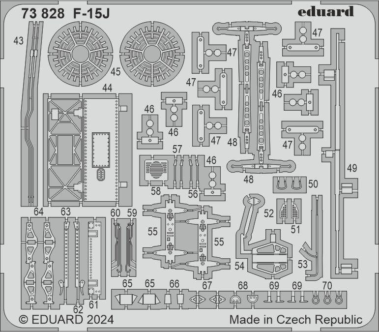 Eduard 73828 F-15J FINE MOLDS 1/72 – zdjęcie 2