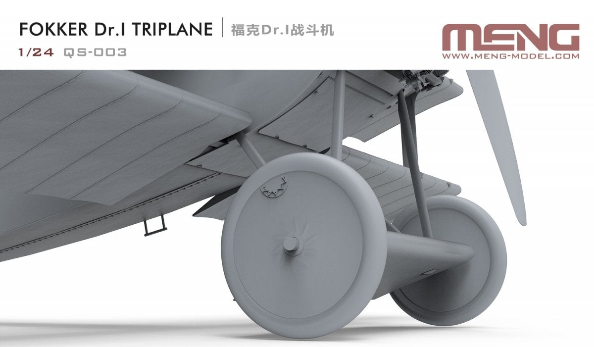 Meng Model QS-003 Fokker Dr.I Triplane 1/24 – zdjęcie 6