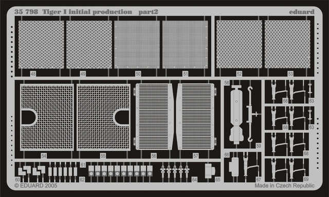 Eduard 35798 Tiger I initial production for DRAGON 1/35
