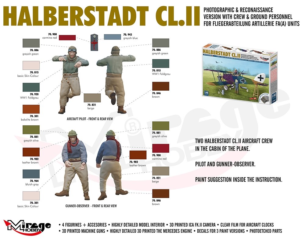 Mirage Hobby 480005 Halberstadt CL.II 1/48 – image 7