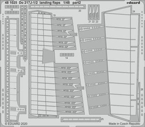 Eduard 481025 Do 217J-1/2 landing flaps 1/48 ICM – zdjęcie 2