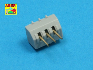 Aber 350L-33 Set of 16 pcs 102 mm type BL Mk.IX barrels for Royal Navy 1/350 – zdjęcie 3