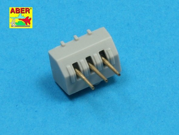 Aber 350L-33 Set of 16 pcs 102 mm type BL Mk.IX barrels for Royal Navy 1/350 – zdjęcie 3