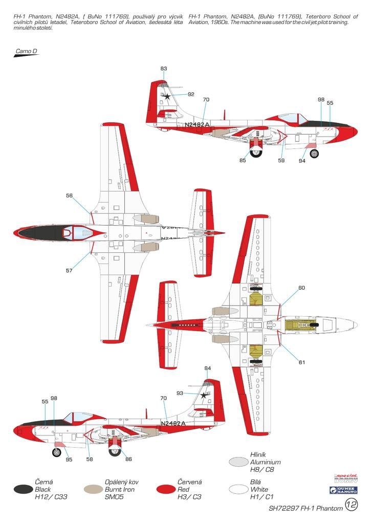 Special Hobby 72297 FH-1 Phantom Demonstration Teams and Trainers 1/72 – image 5