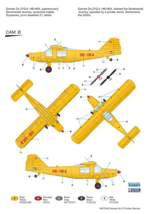 Special Hobby 72349 Dornier Do 27 &amp;quot;Civilian Service&amp;quot; 1/72 – zdjęcie 2