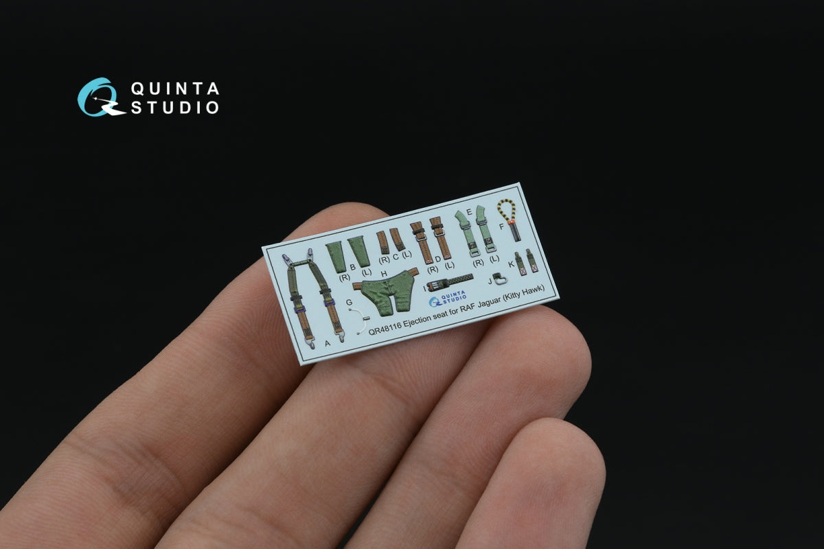 Quinta Studio QD48607 Jaguar Gr.3 3D-Printed &amp;amp; coloured Interior on decal paper (Kitty Hawk) 1/48 – zdjęcie 6