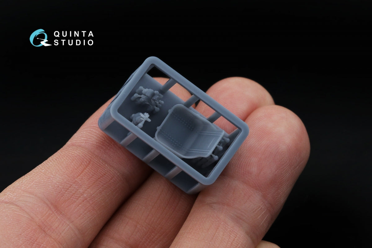 Quinta Studio QT48065 Cockpit Details for the LaGG-3 and La-5 family: Seat, Gunsight and Control Stick (all kits) 1/48 – image 3