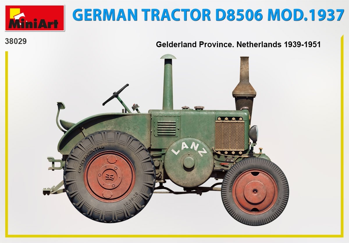 MiniArt 38029 GERMAN TRACTOR D8506 MOD. 1937 1/35 – zdjęcie 6