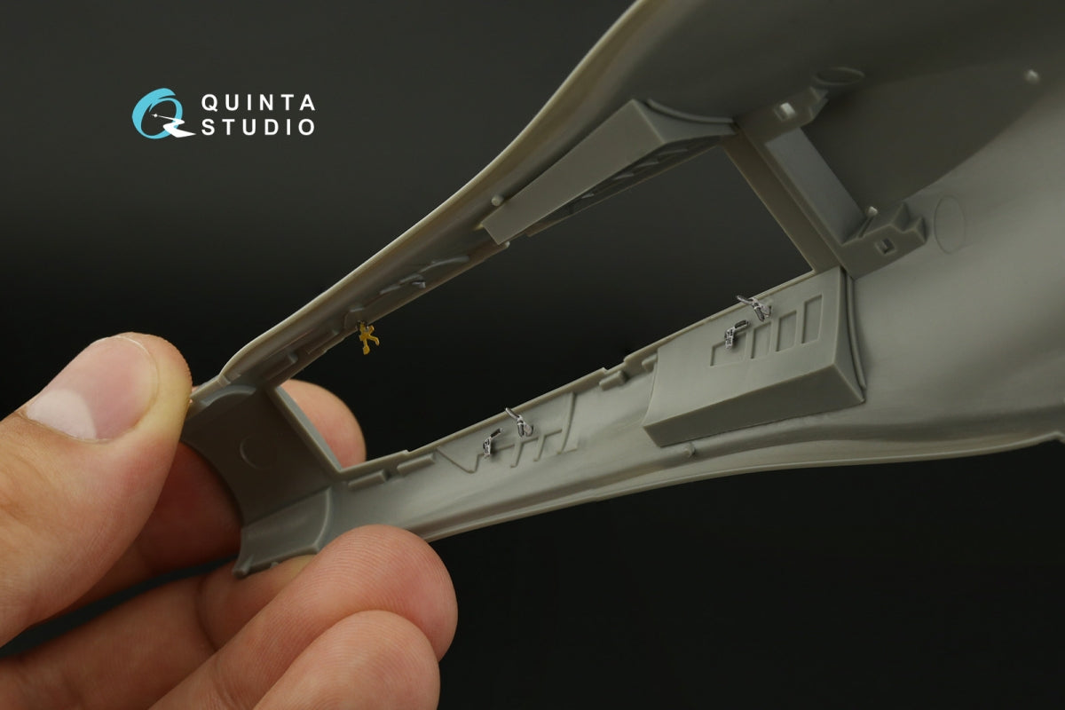 Quinta Studio QD48418 F-16D block 30 3D-Printed &amp;amp; coloured Interior on decal paper (Kinetic 2022 tool) 1/48 – zdjęcie 9