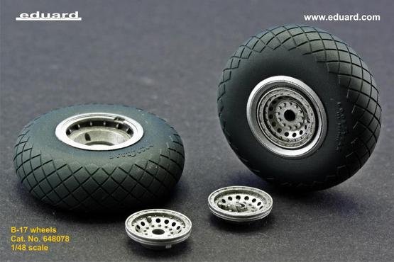 Eduard 648078 B-17 wheels 1/48 REVELL, MONOGRAM – zdjęcie 4