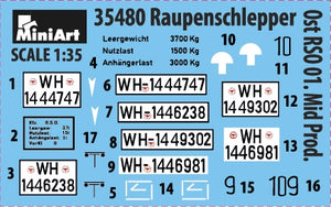 Miniart 35480 Raupenschlepper Ost RSO/01 Mid Prod. 1/35 – zdjęcie 2