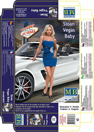 Master Box 24020 Dangerous Curves Series. Sloan - Vegas Baby 1/24 – zdjęcie 3