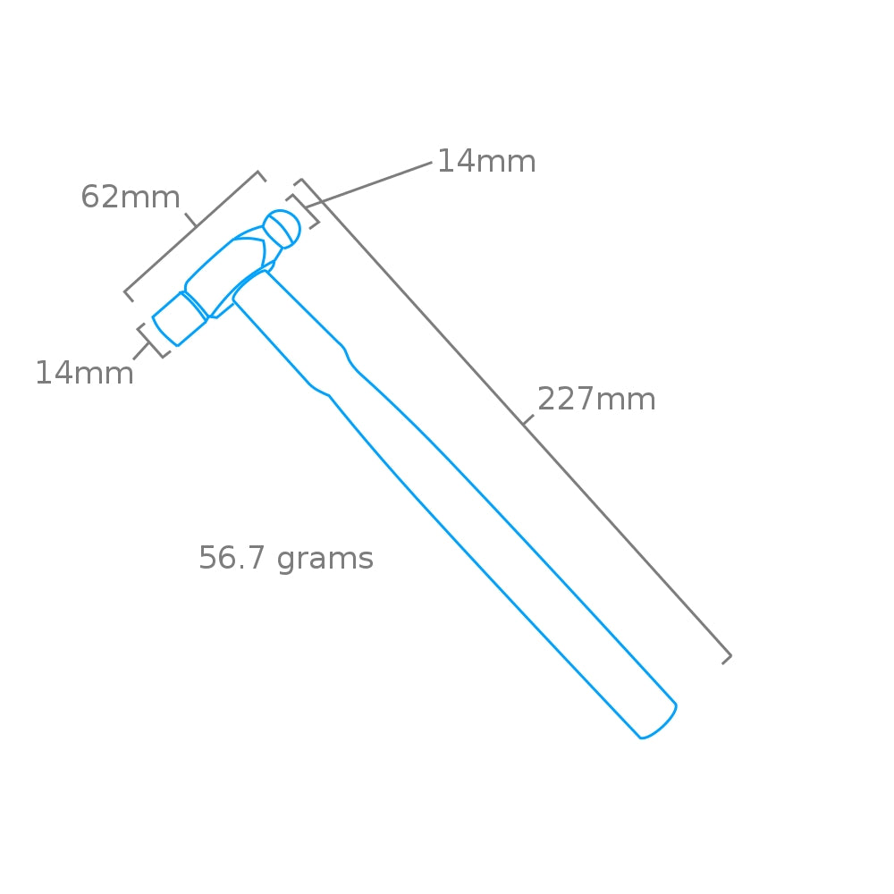 Modelcraft PHA1287-02 Ball Pein Hammer (2oz/56g) – zdjęcie 2